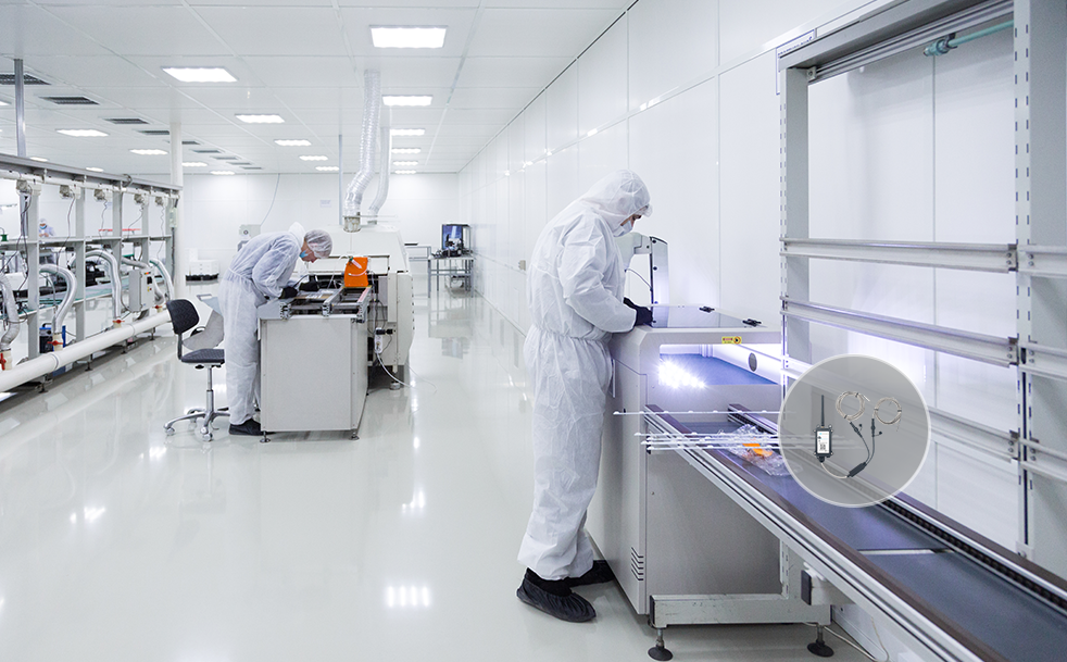 Clean-Room Production Temperature Real-Time Monitoring
